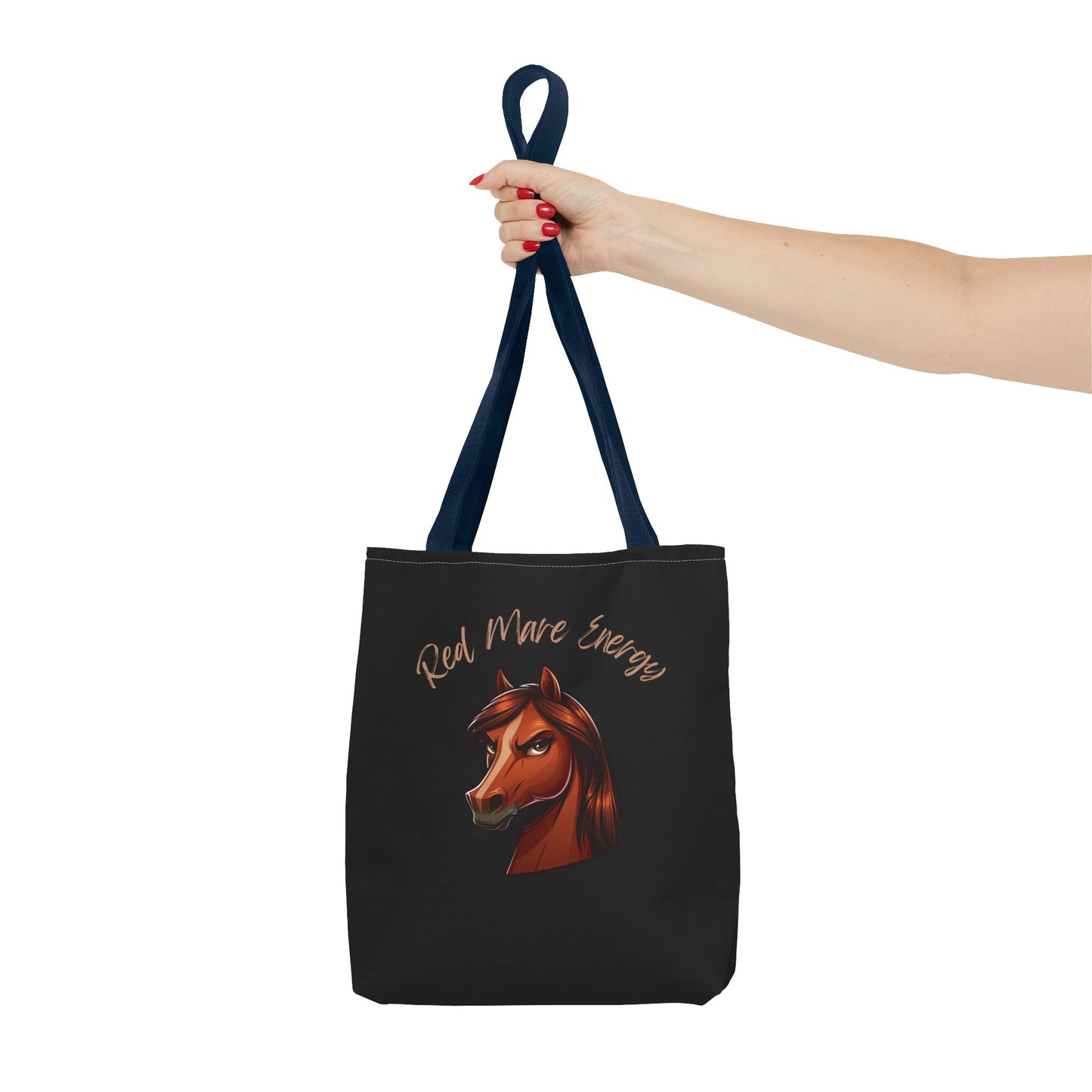 Red Mare Energy Tote Bag (AOP)