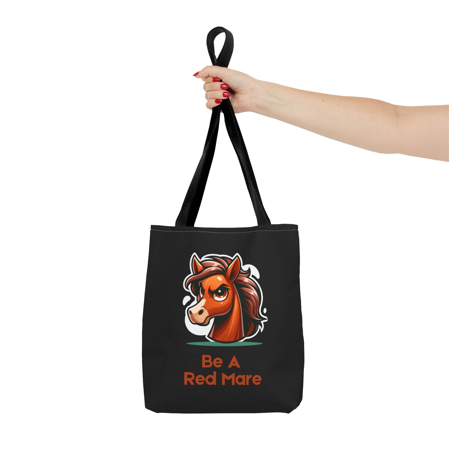 Be A Red Mare Tote Bag (AOP)
