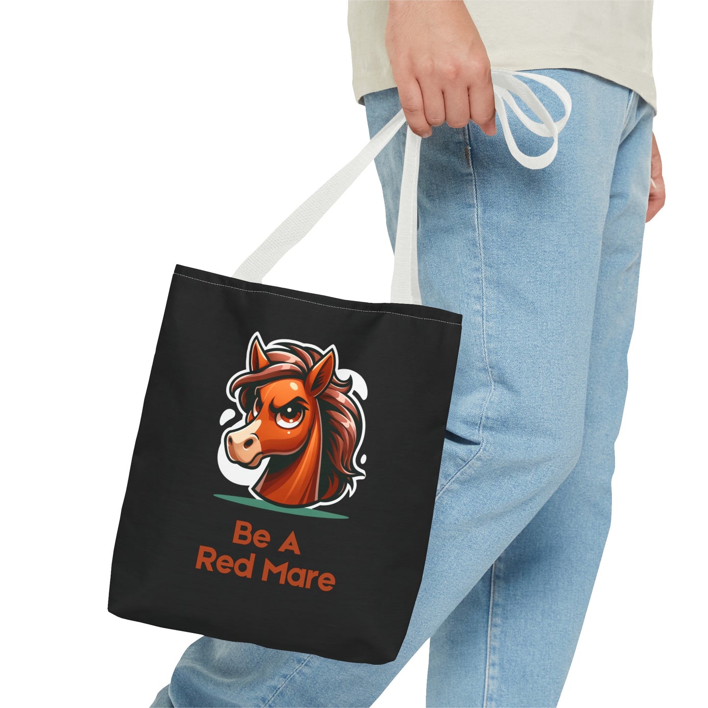 Be A Red Mare Tote Bag (AOP)