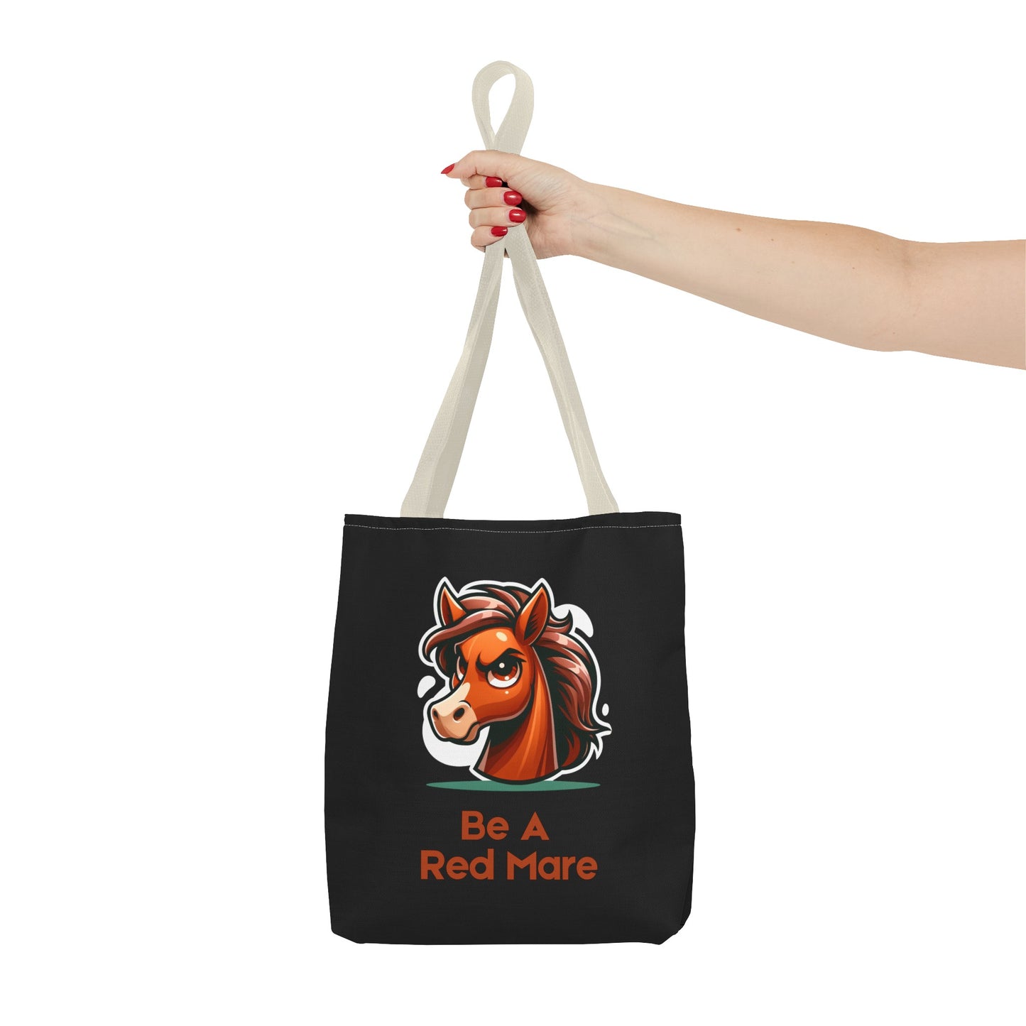 Be A Red Mare Tote Bag (AOP)