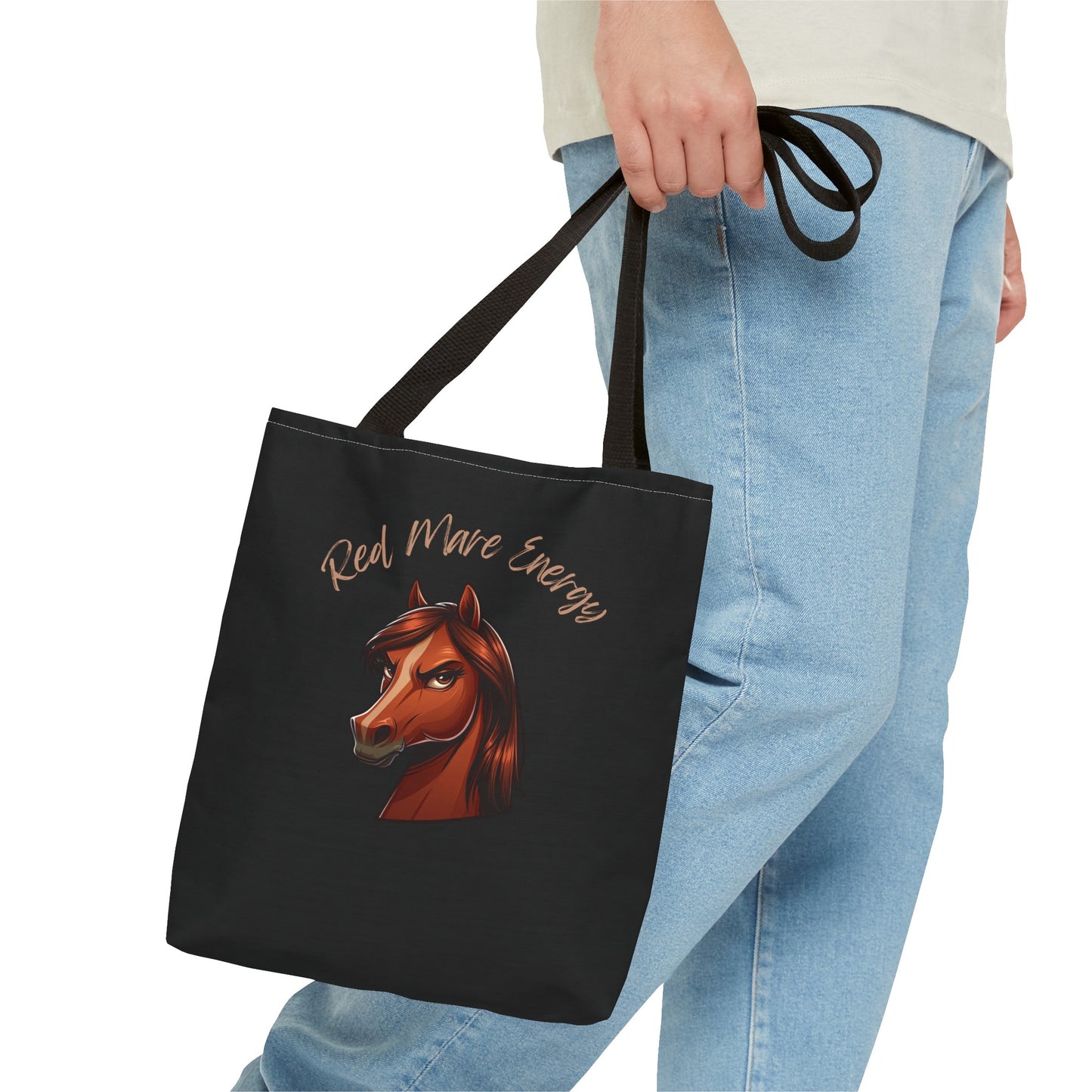 Red Mare Energy Tote Bag (AOP)