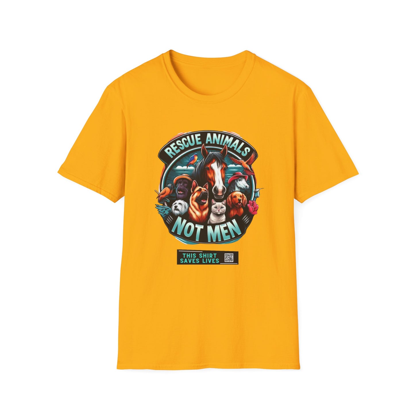 Rescue Animals Not Men T-Shirt
