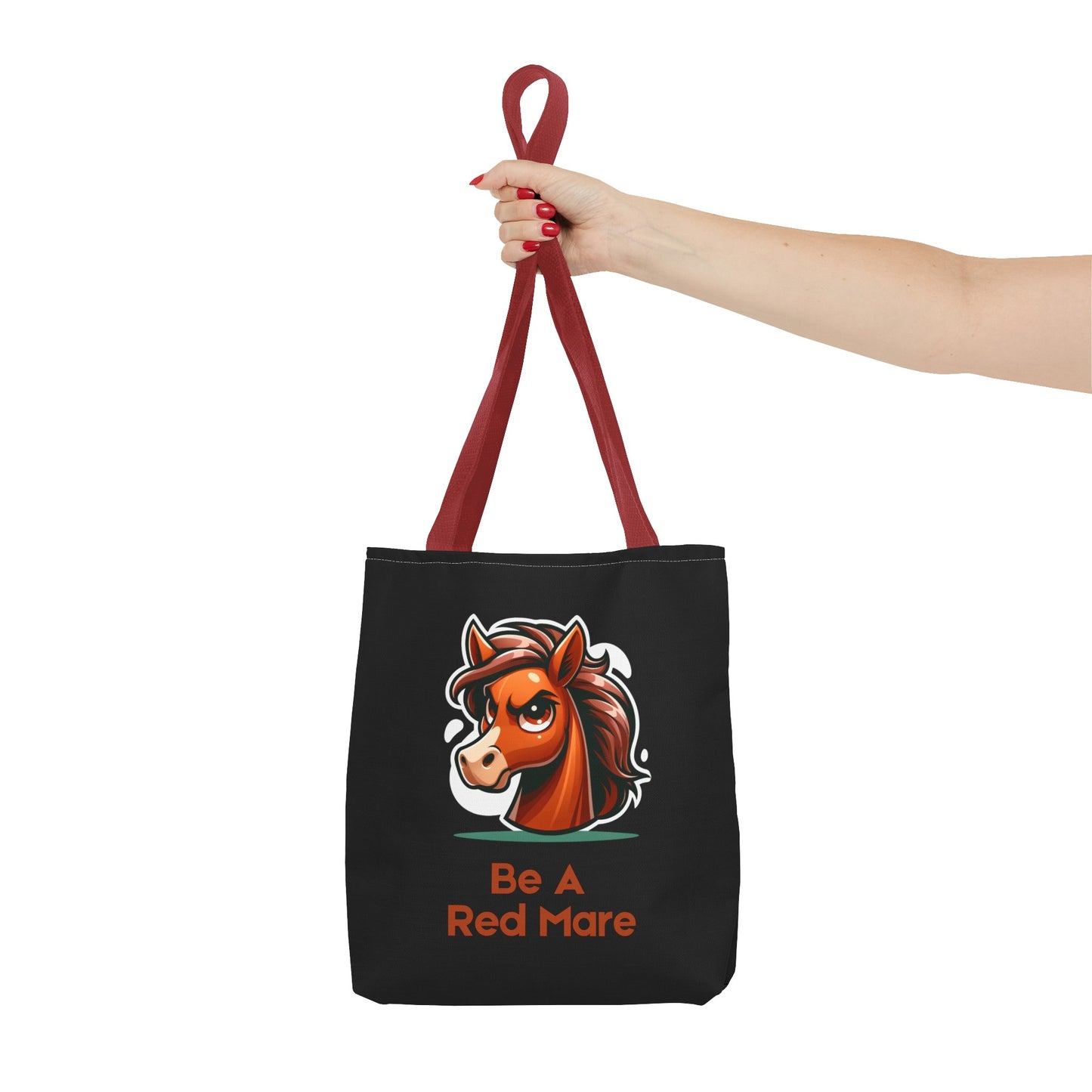 Be A Red Mare Tote Bag (AOP)