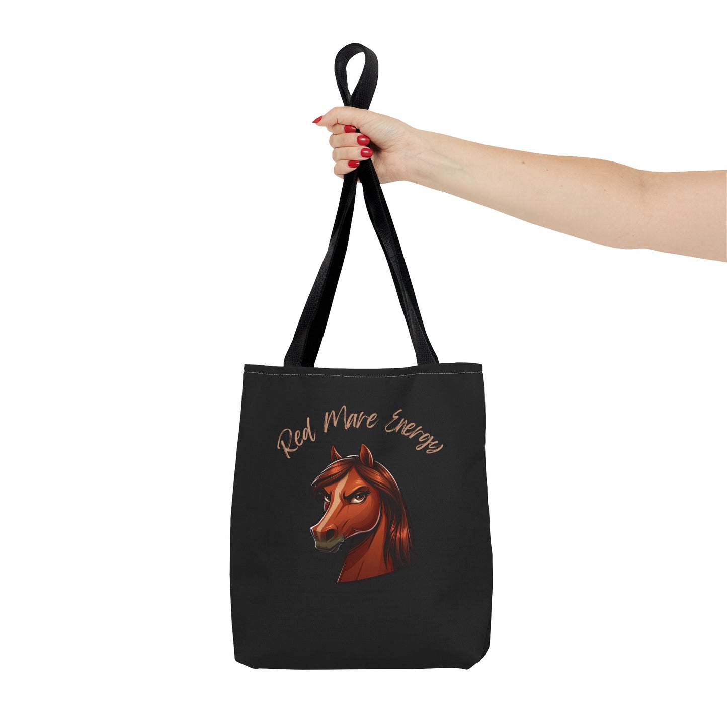 Red Mare Energy Tote Bag (AOP)