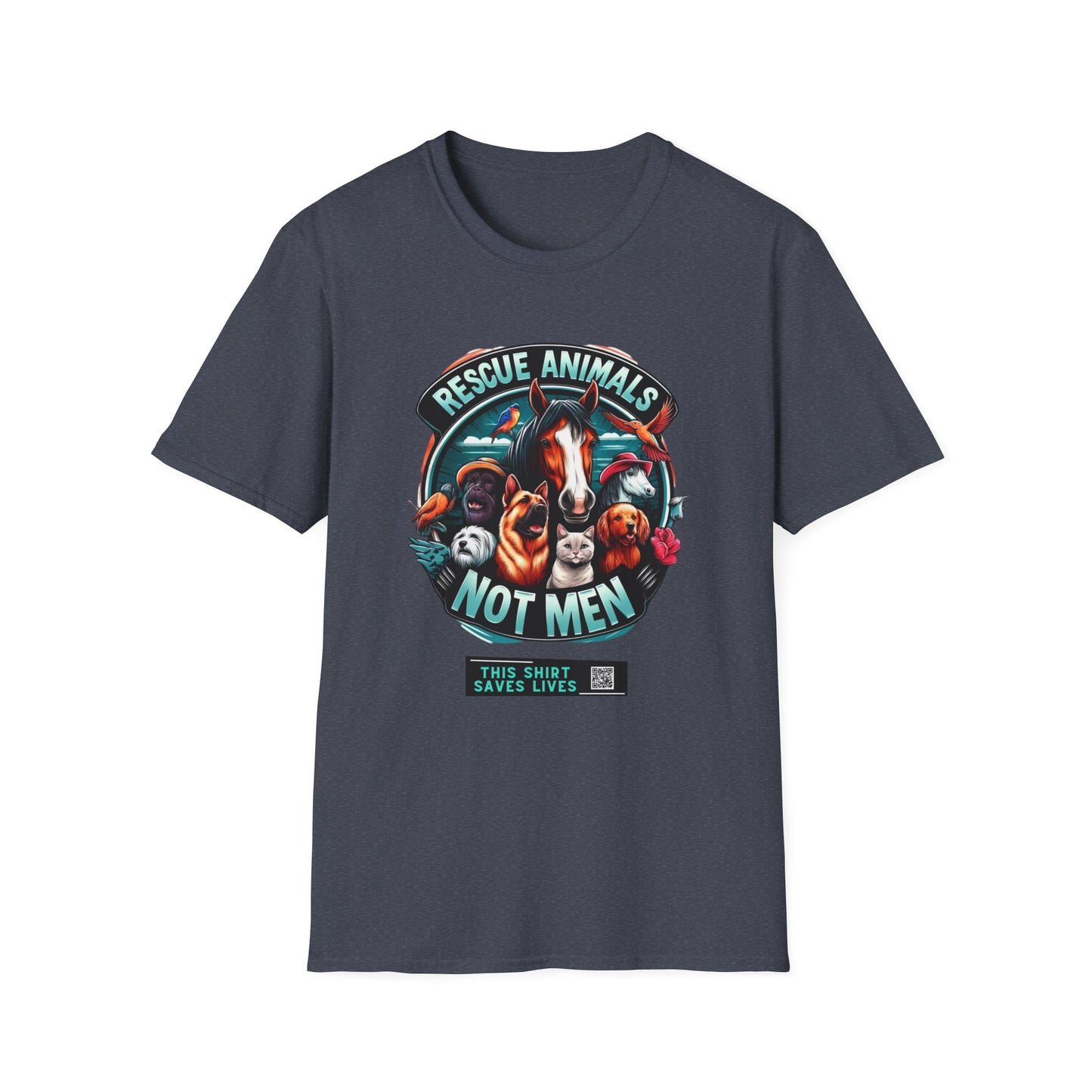 Rescue Animals Not Men T-Shirt
