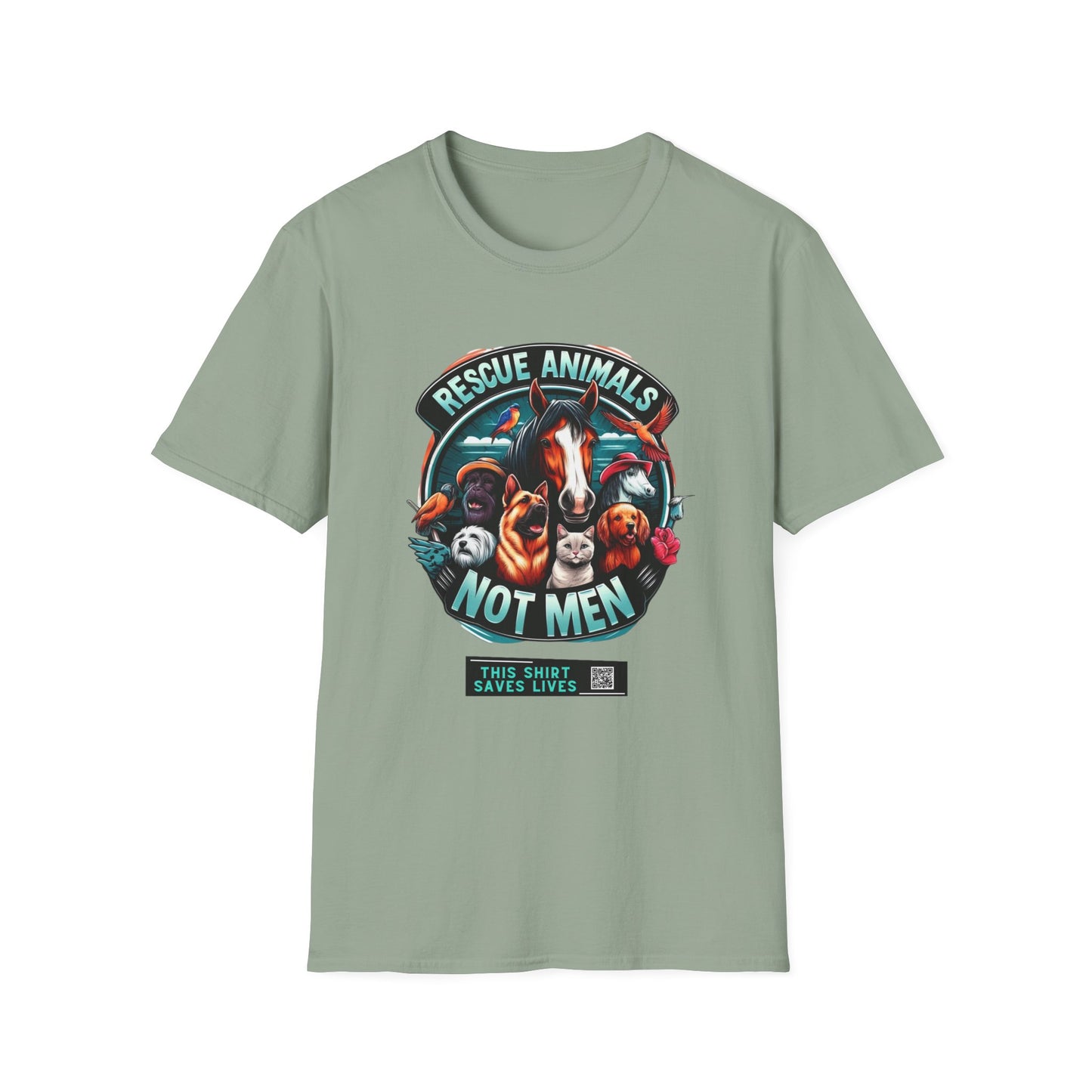 Rescue Animals Not Men T-Shirt