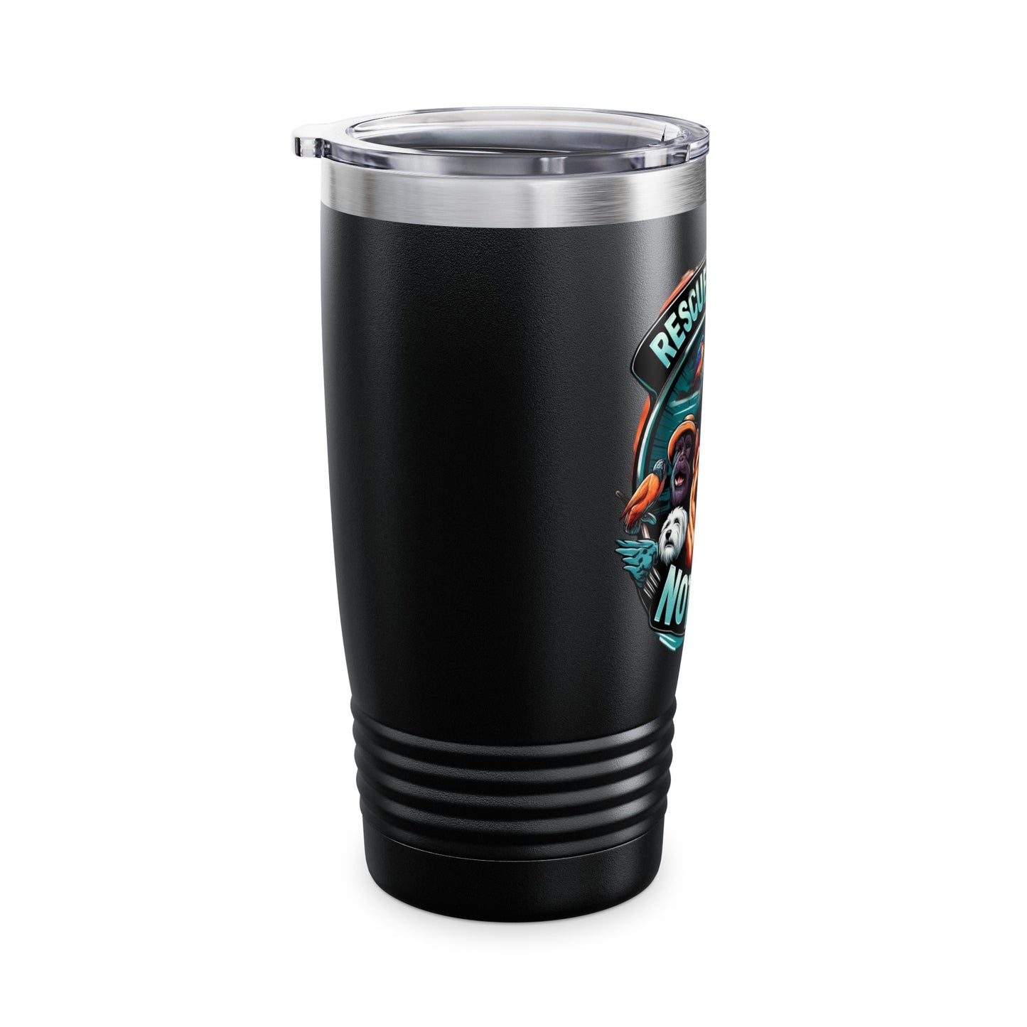Rescue Animals Not Men Tumbler, 20oz
