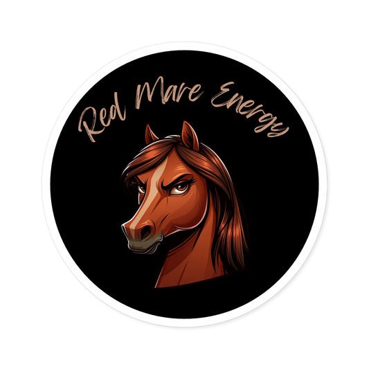 Red Mare Energy Vinyl Stickers