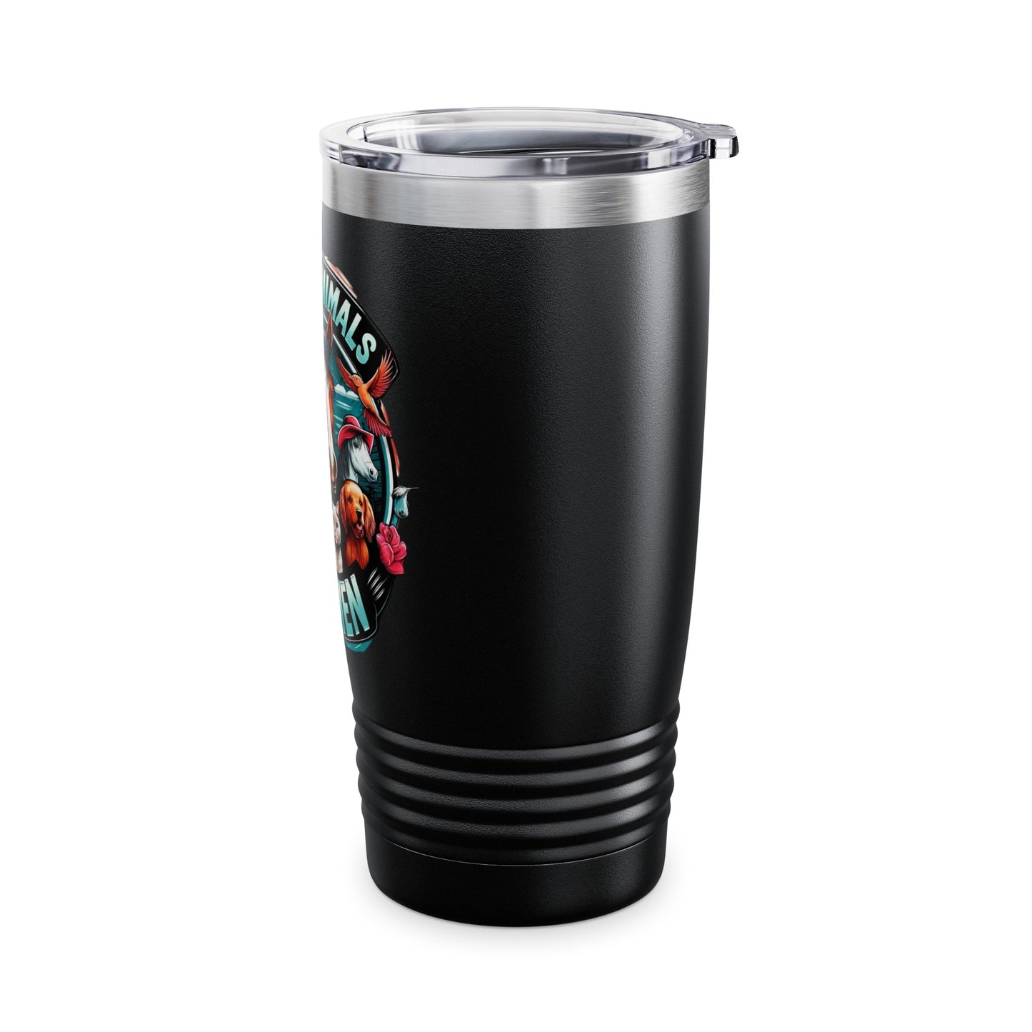 Rescue Animals Not Men Tumbler, 20oz