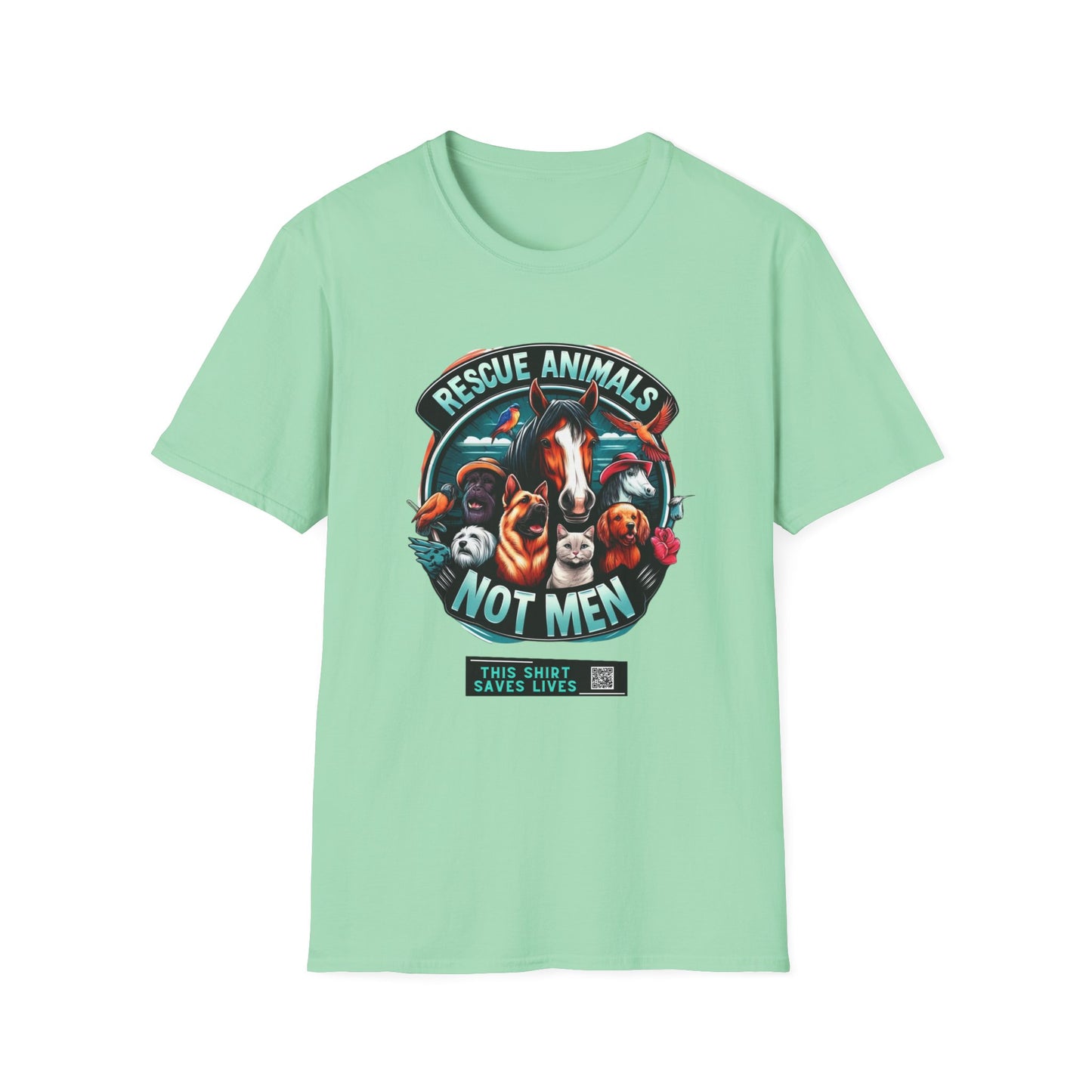 Rescue Animals Not Men T-Shirt