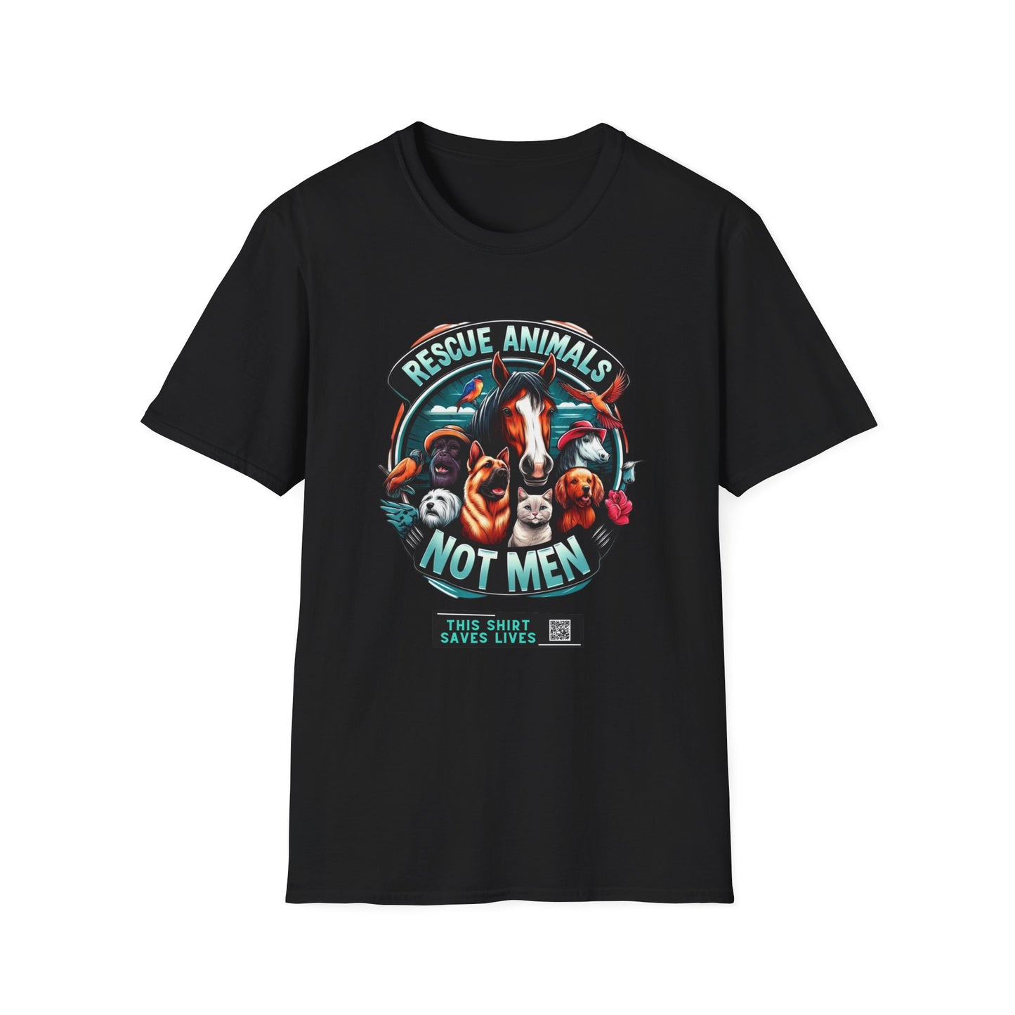 Rescue Animals Not Men T-Shirt