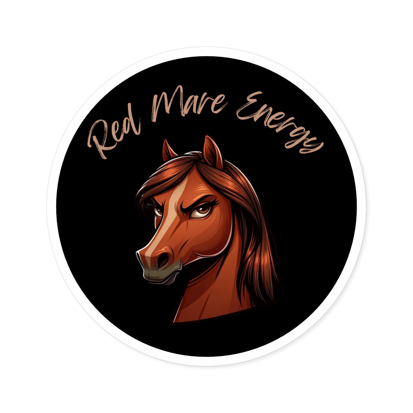 Red Mare Energy Vinyl Stickers