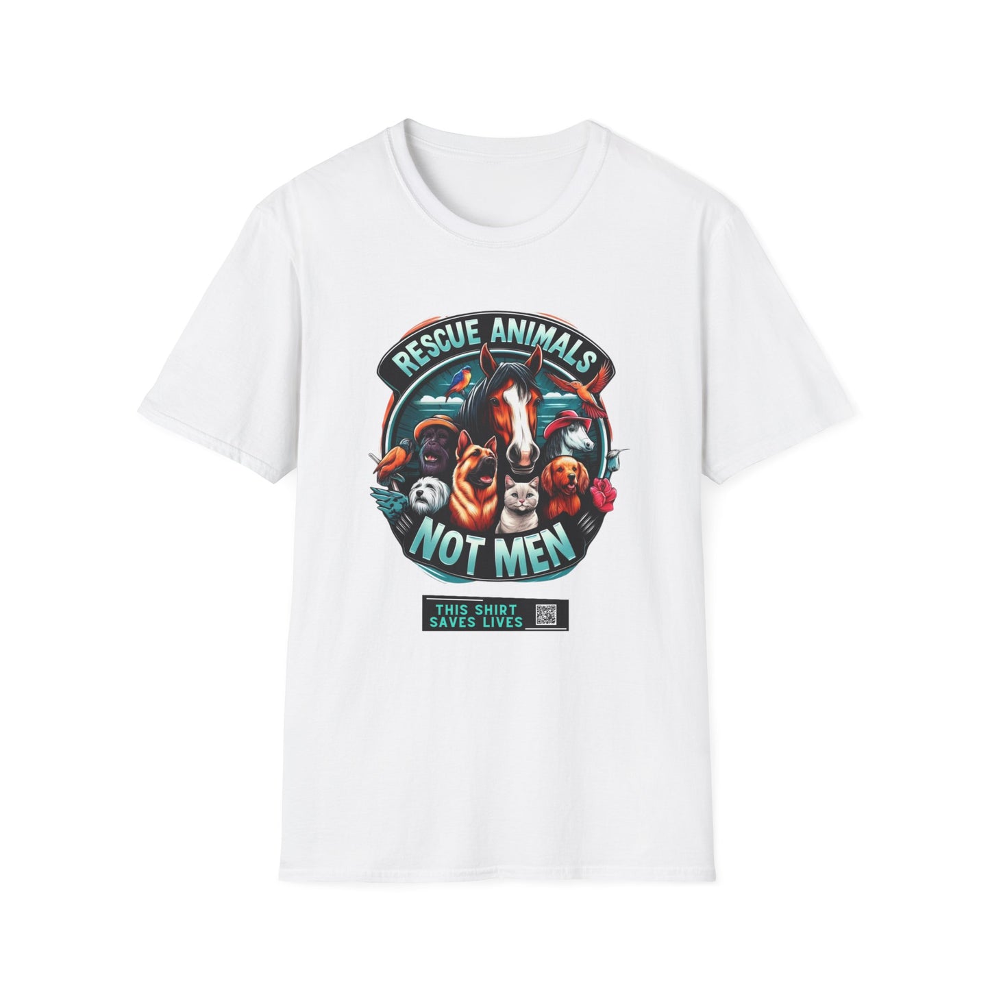 Rescue Animals Not Men T-Shirt