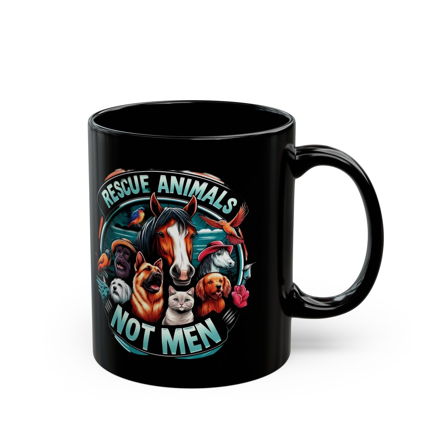 Rescue Animals Not Men Mug