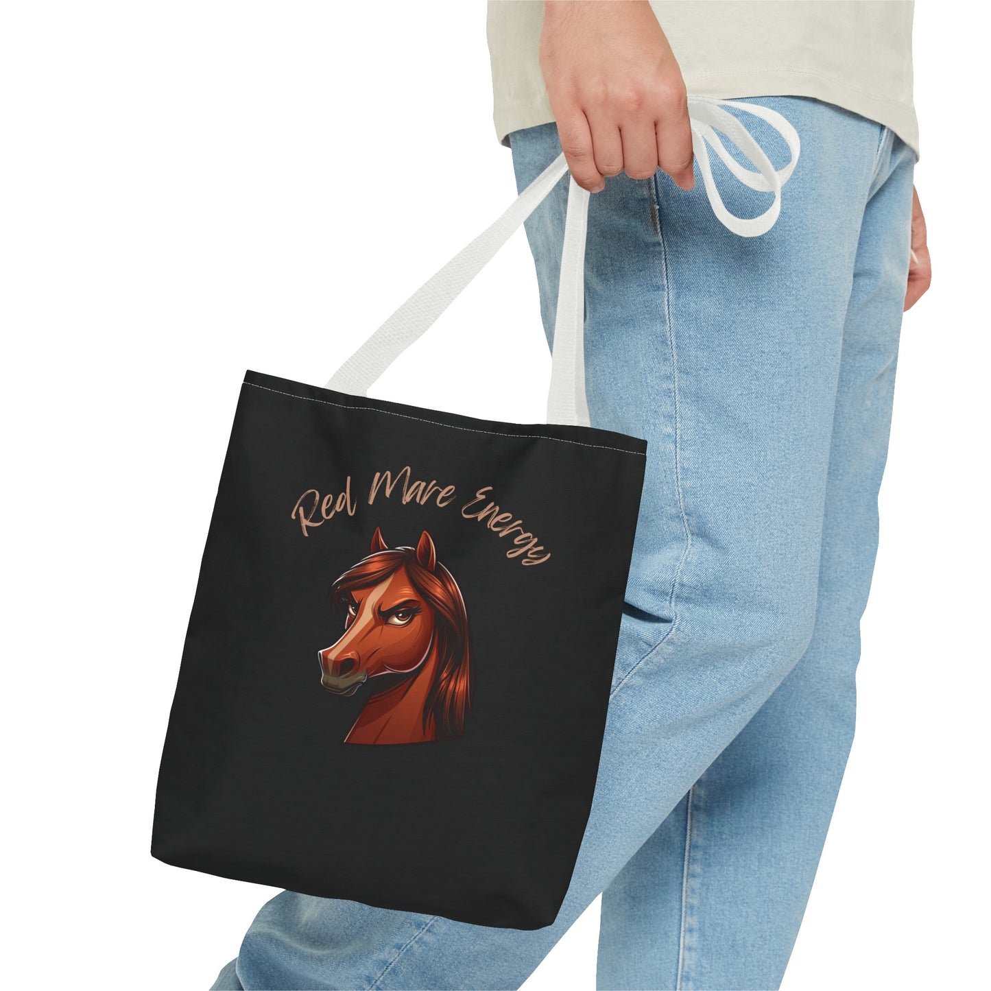 Red Mare Energy Tote Bag (AOP)