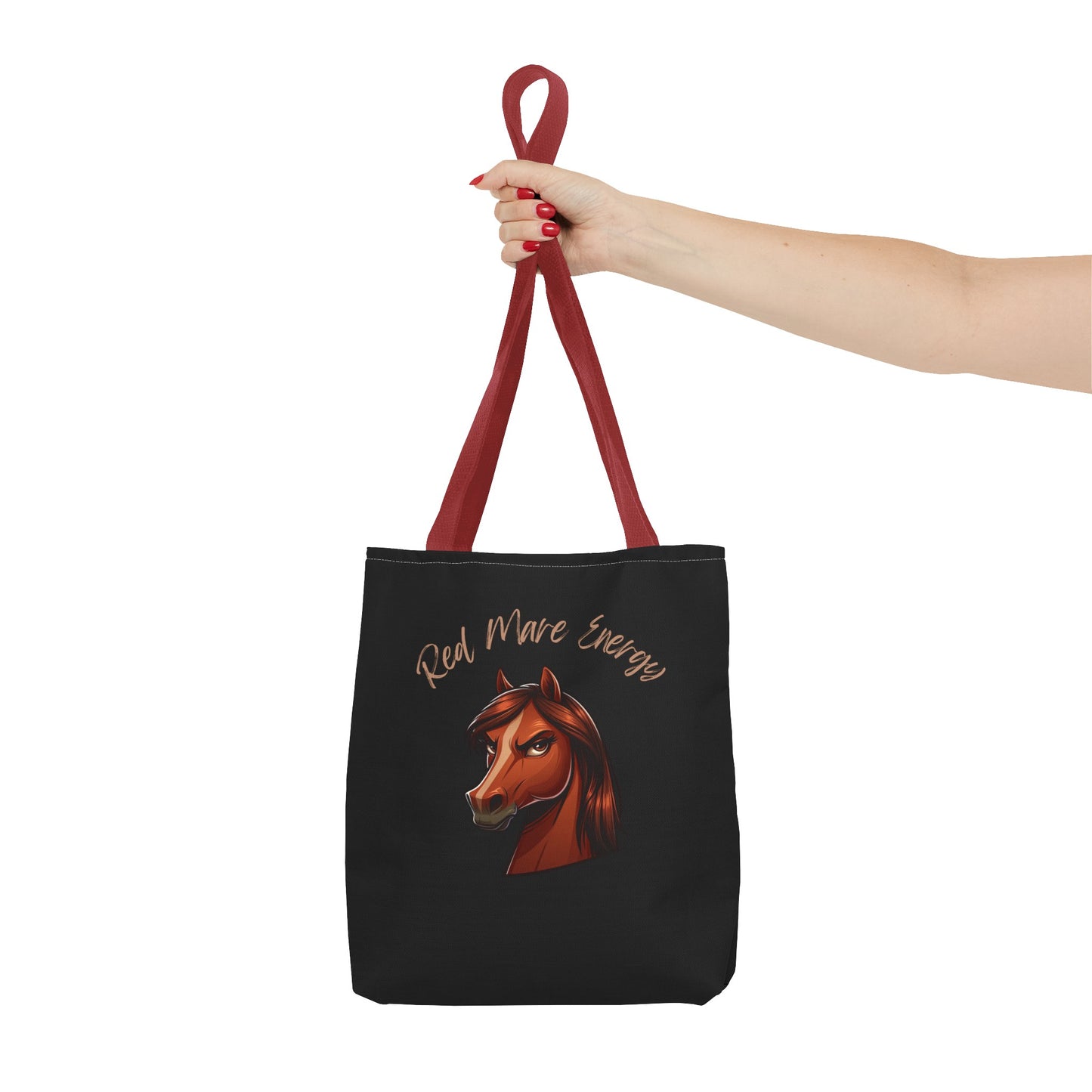 Red Mare Energy Tote Bag (AOP)