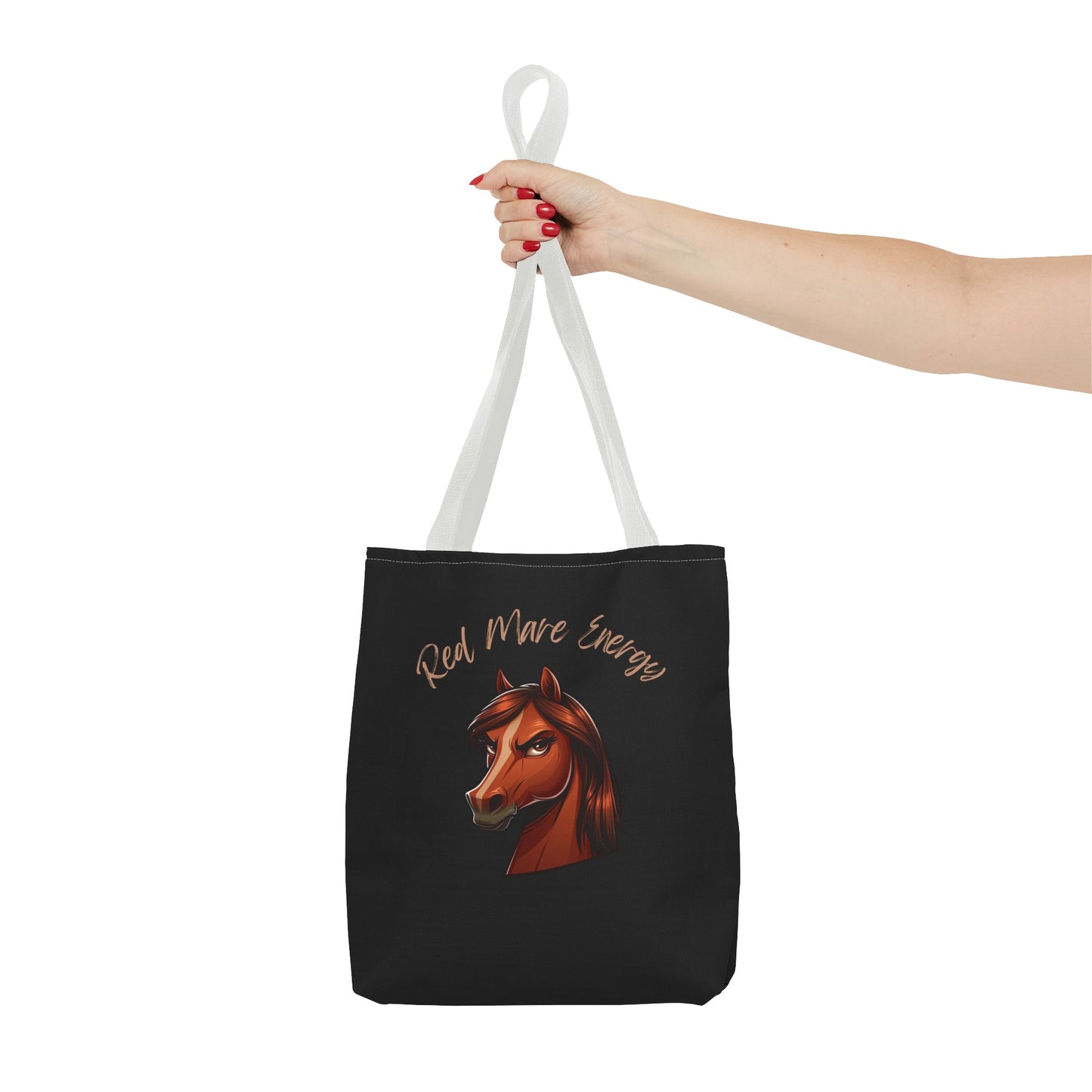 Red Mare Energy Tote Bag (AOP)