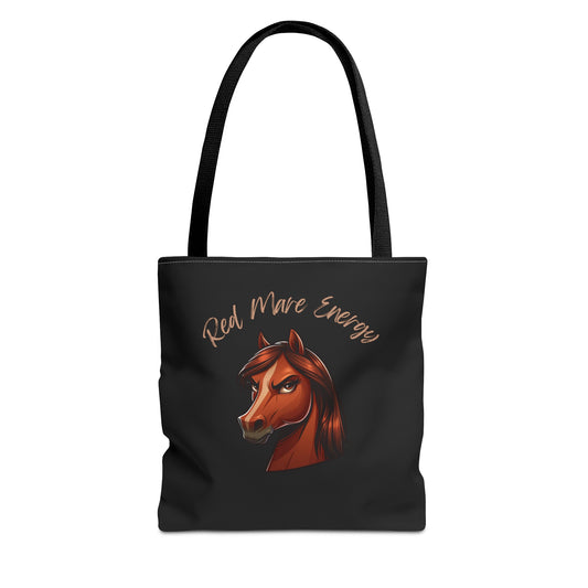 Red Mare Energy Tote Bag (AOP)