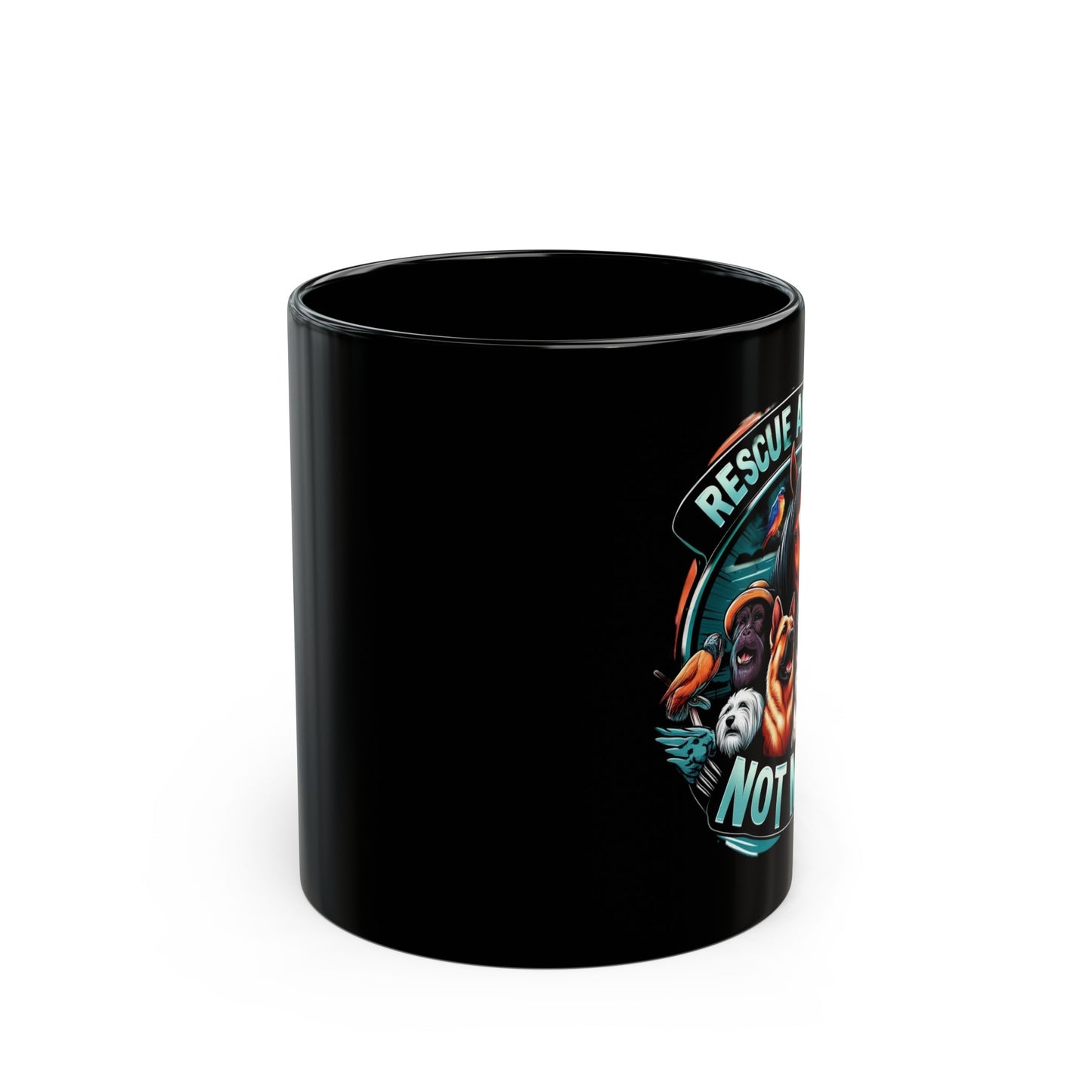 Rescue Animals Not Men Mug