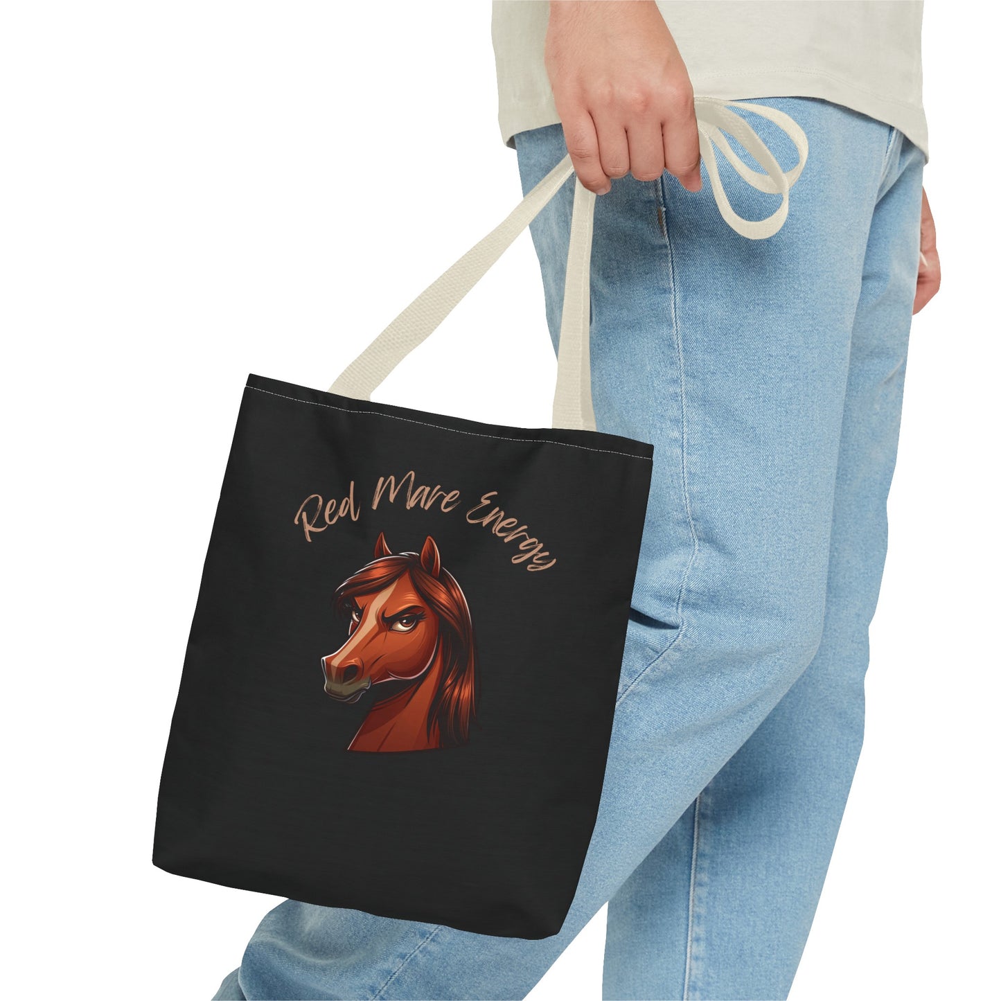 Red Mare Energy Tote Bag (AOP)