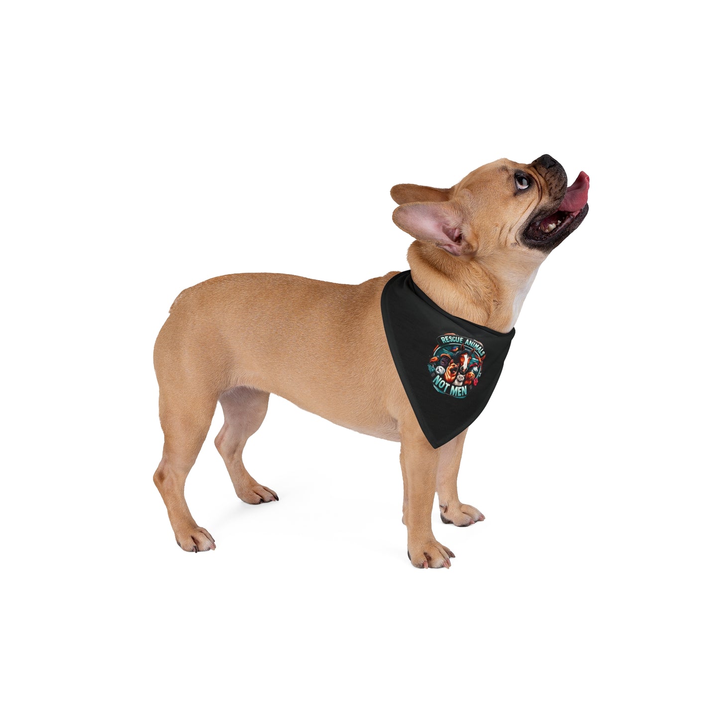 Rescue Animals Not Men Pet Bandana