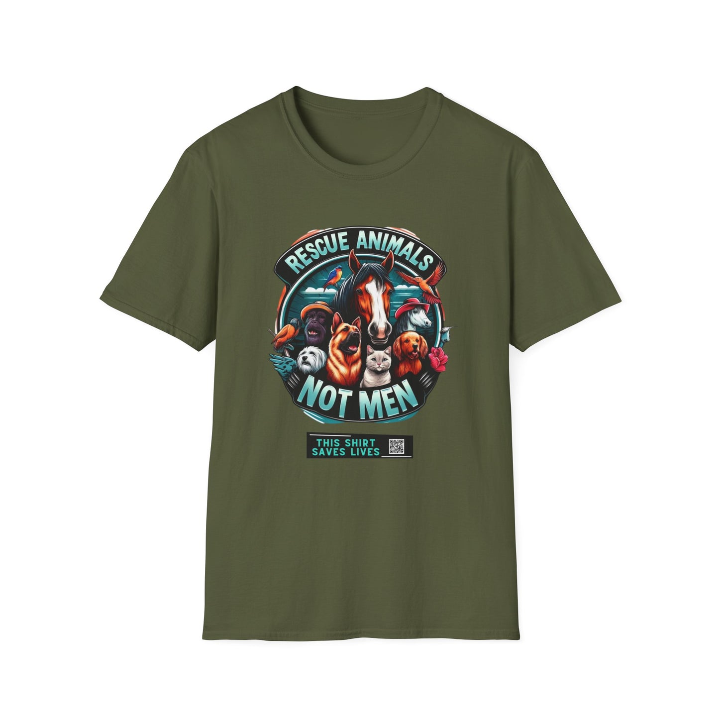 Rescue Animals Not Men T-Shirt