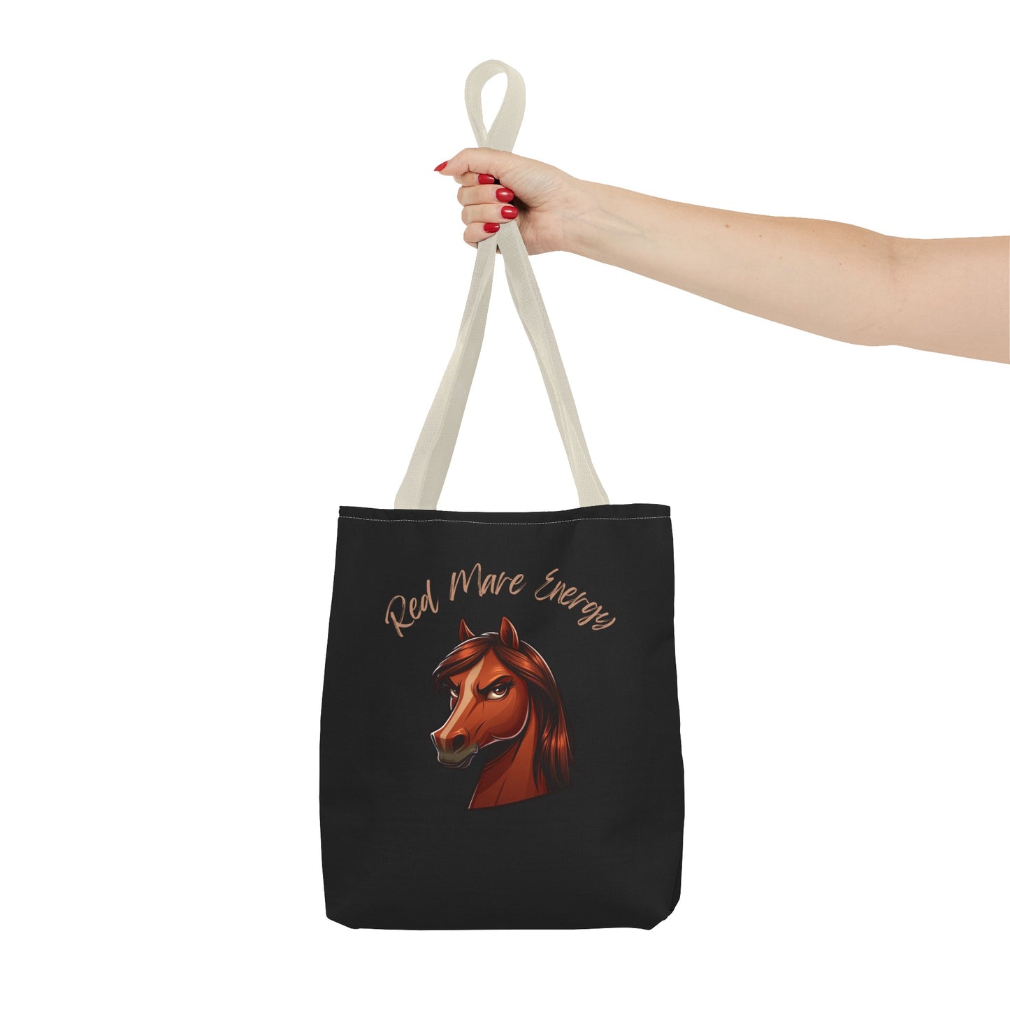 Red Mare Energy Tote Bag (AOP)