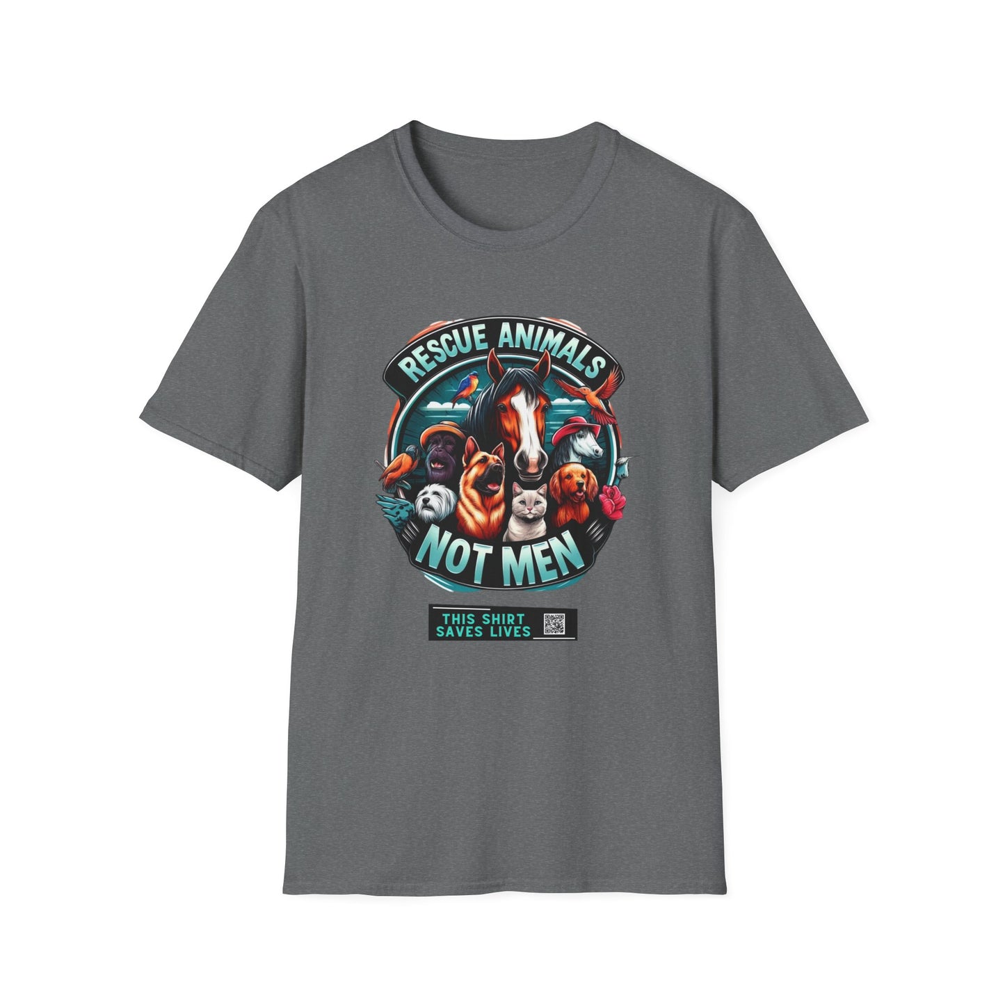 Rescue Animals Not Men T-Shirt
