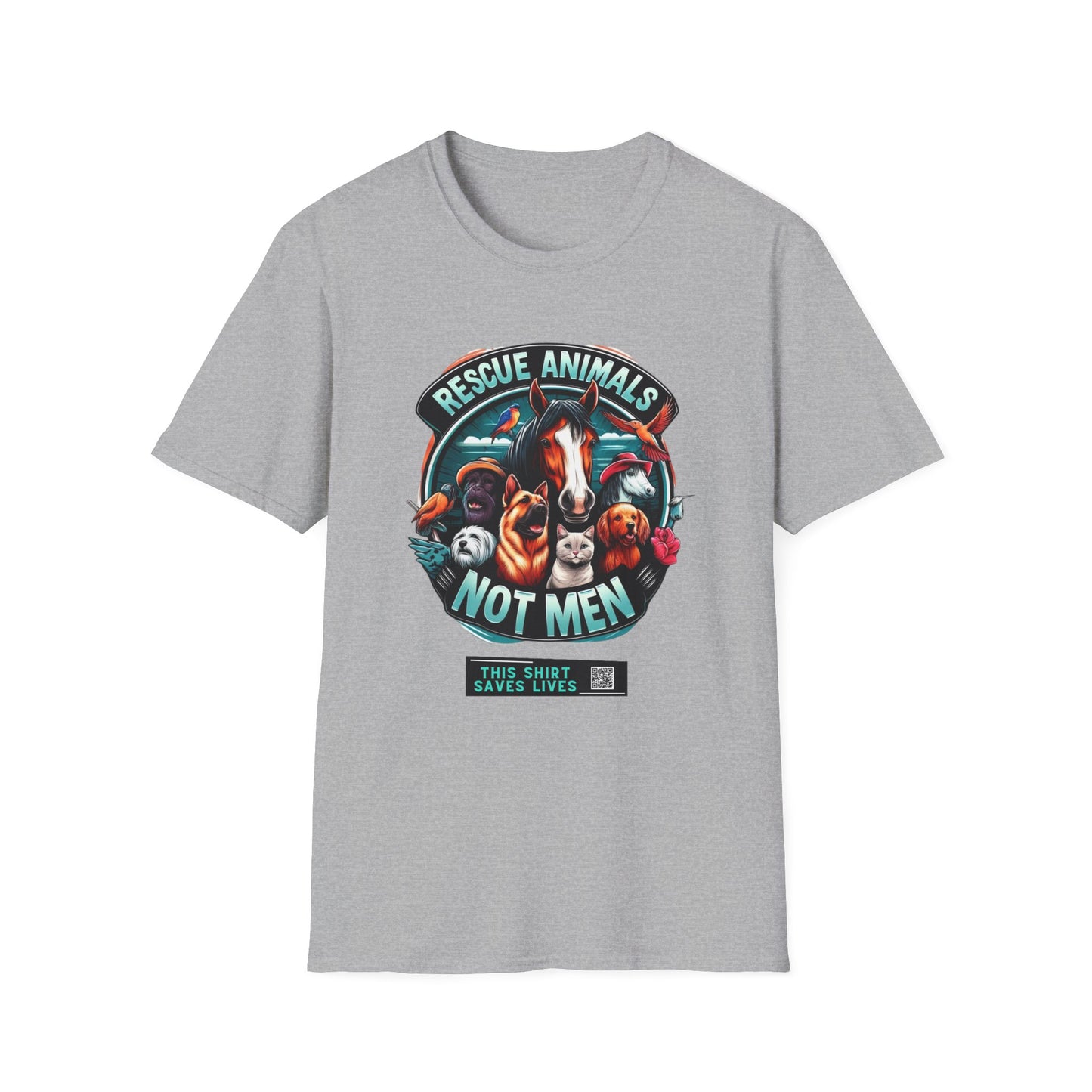 Rescue Animals Not Men T-Shirt