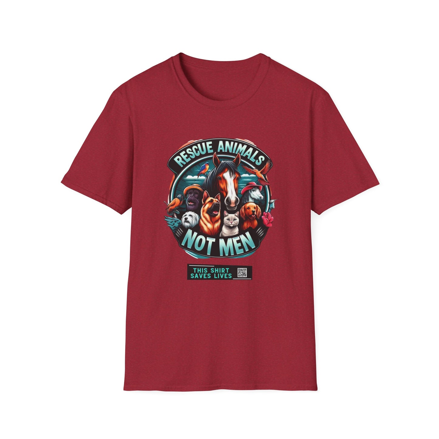 Rescue Animals Not Men T-Shirt